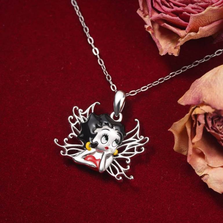 Gnoce Betty Boop Wings Necklaces