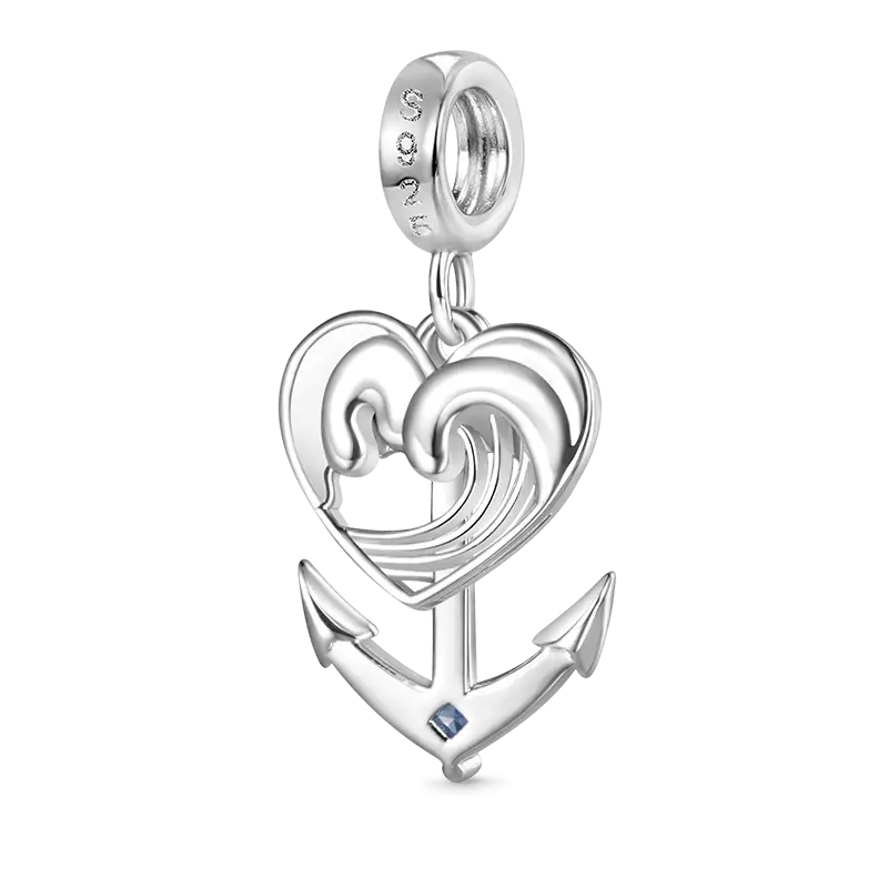 Gnoce Anchor Dangling Marine Pendant Dangle Charm