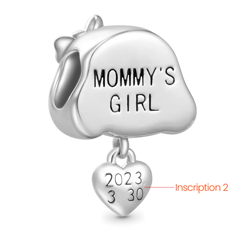 Gnoce Love Little Girl Engravable Charm