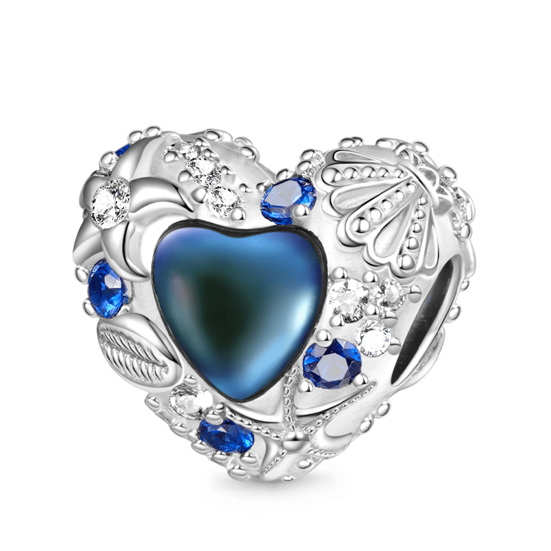 Gnoce Sea World Heart Mood Charm