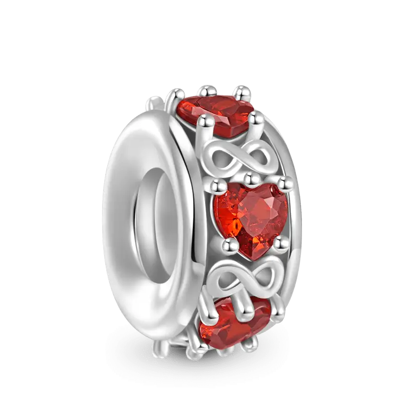Gnoce Shimmering Infinite Love Stopper Charm