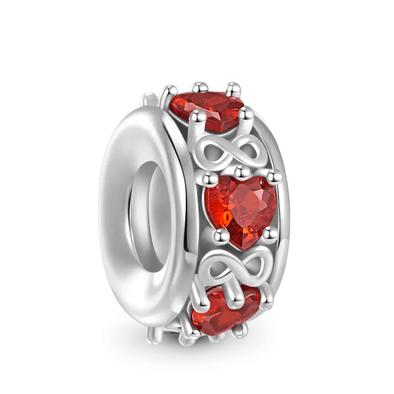 Gnoce Shimmering Infinite Love Stopper Charm