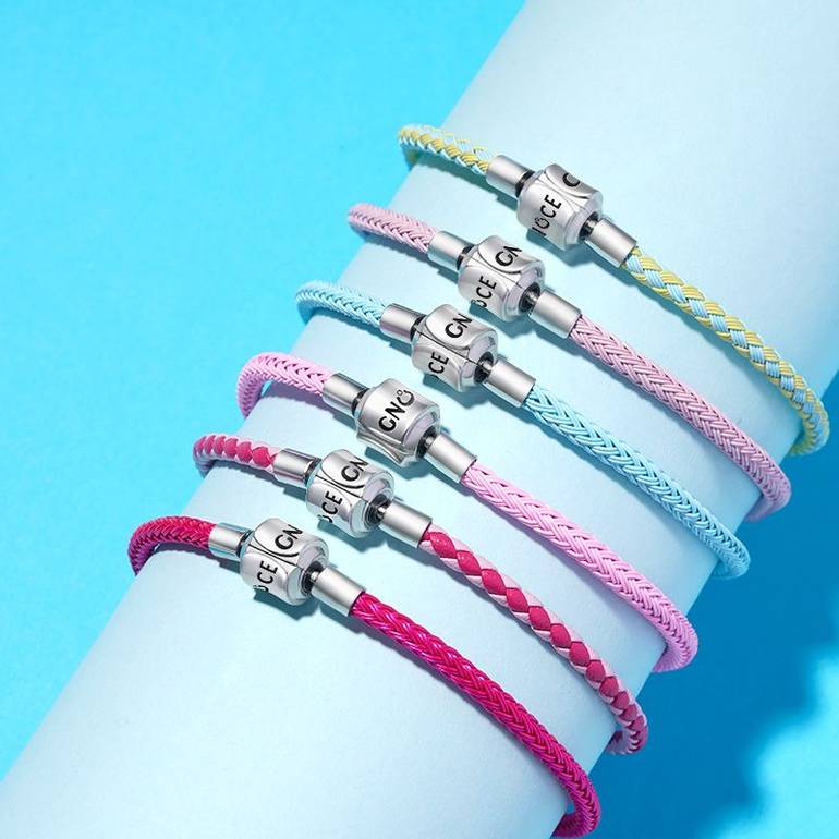 Gnoce Light Pink Basic Bracelets