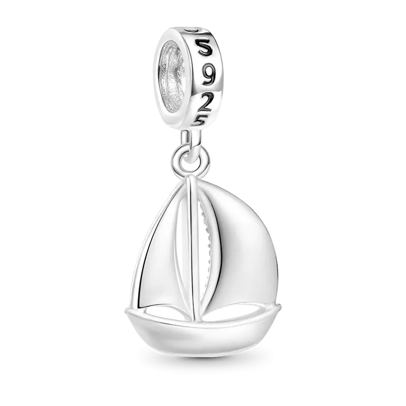 Gnoce Sailing Boat Pendant Dangle Charm