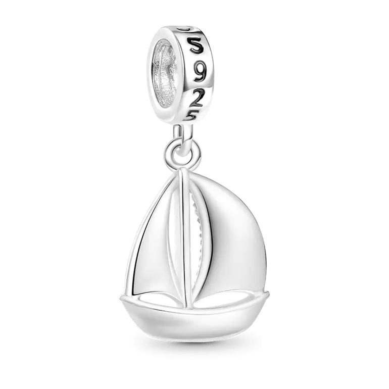 Gnoce Sailing Boat Pendant Dangle Charm