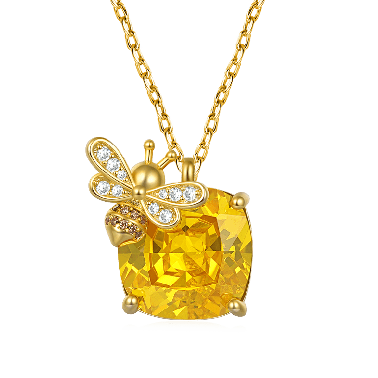 Gnoce Sparkling Honey Bee Necklaces