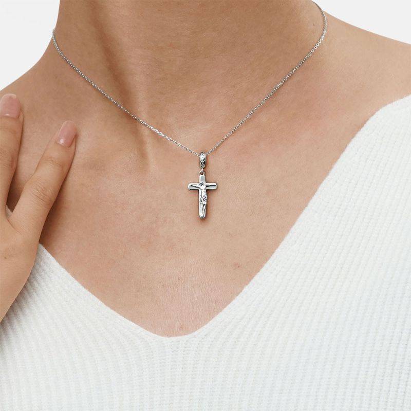 Gnoce Cross with Jesus Christ Pendant Dangle Charm