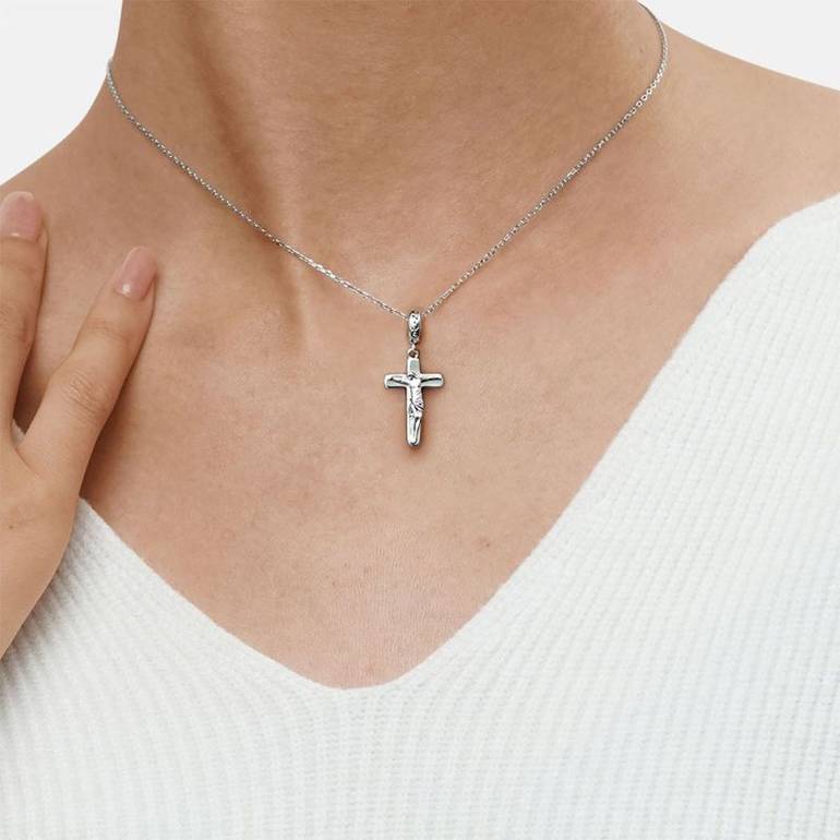 Gnoce Cross with Jesus Christ Pendant Dangle Charm