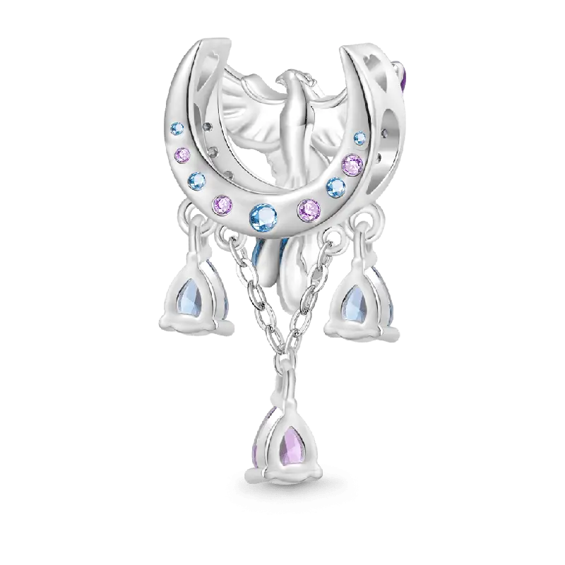 Gnoce Phoenix Moon Charm