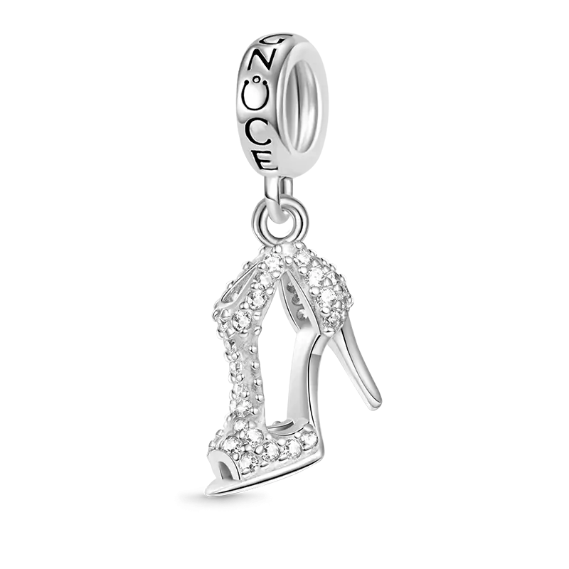 Gnoce Sparkling High Heel Pendant Dangle Charm