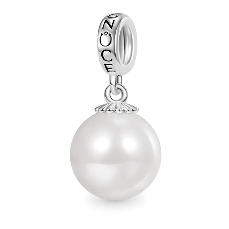 Gnoce Elegant Pearl Pendant Dangle Charm