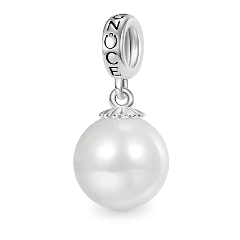 Gnoce Elegant Pearl Pendant Dangle Charm