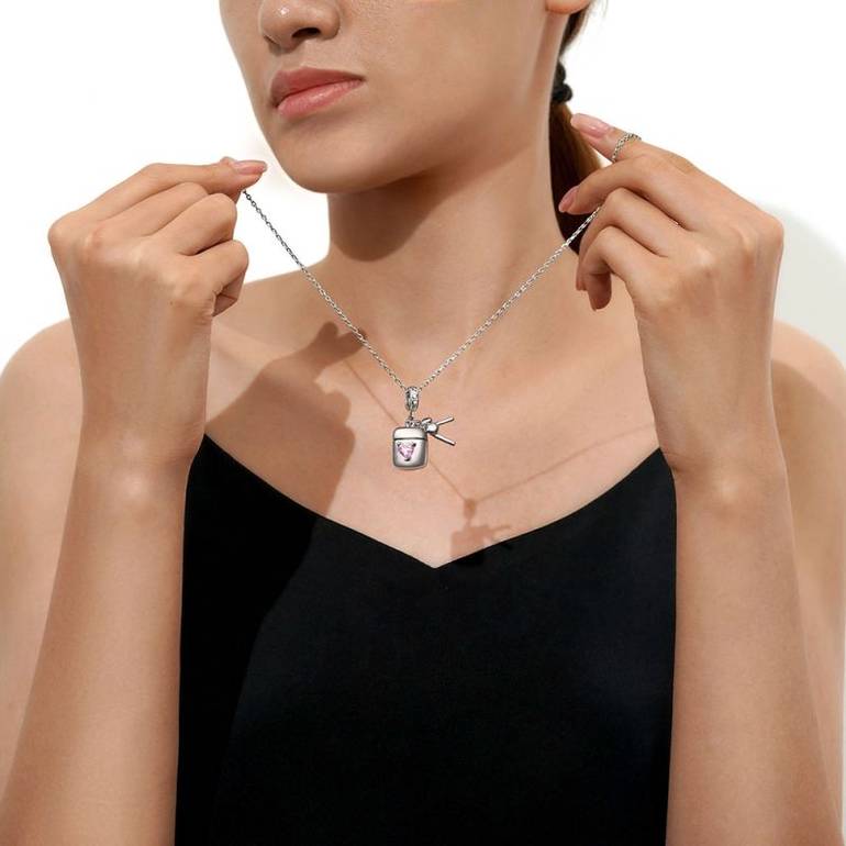 Gnoce Earphone Box Triple Pendant Dangle Charm
