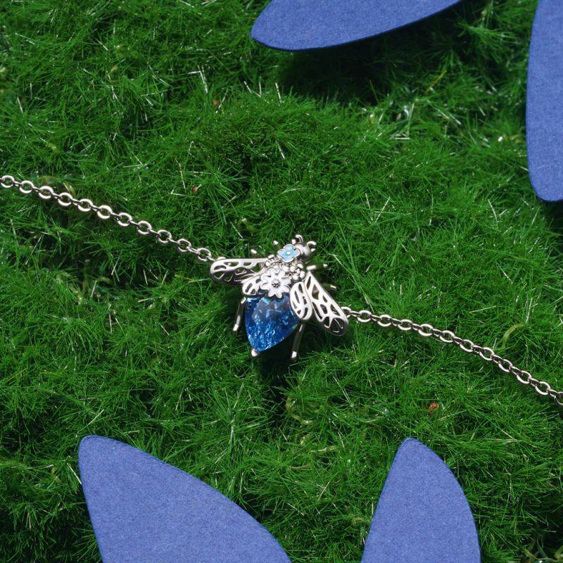 Gnoce Adjustable Blue Bee Bracelets