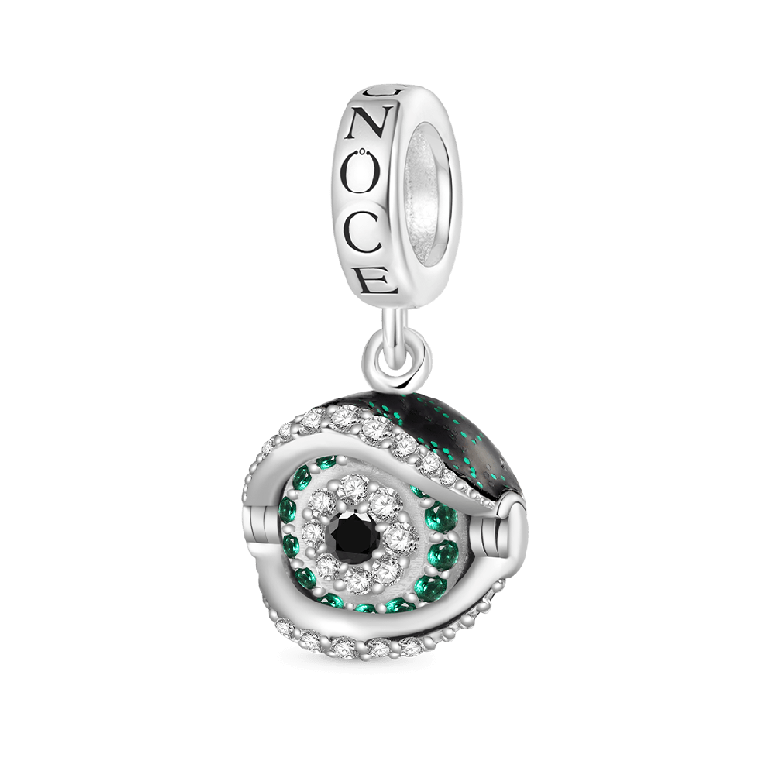 Gnoce Halloween Rotatable Devil Eye Pendant Dangle Charm