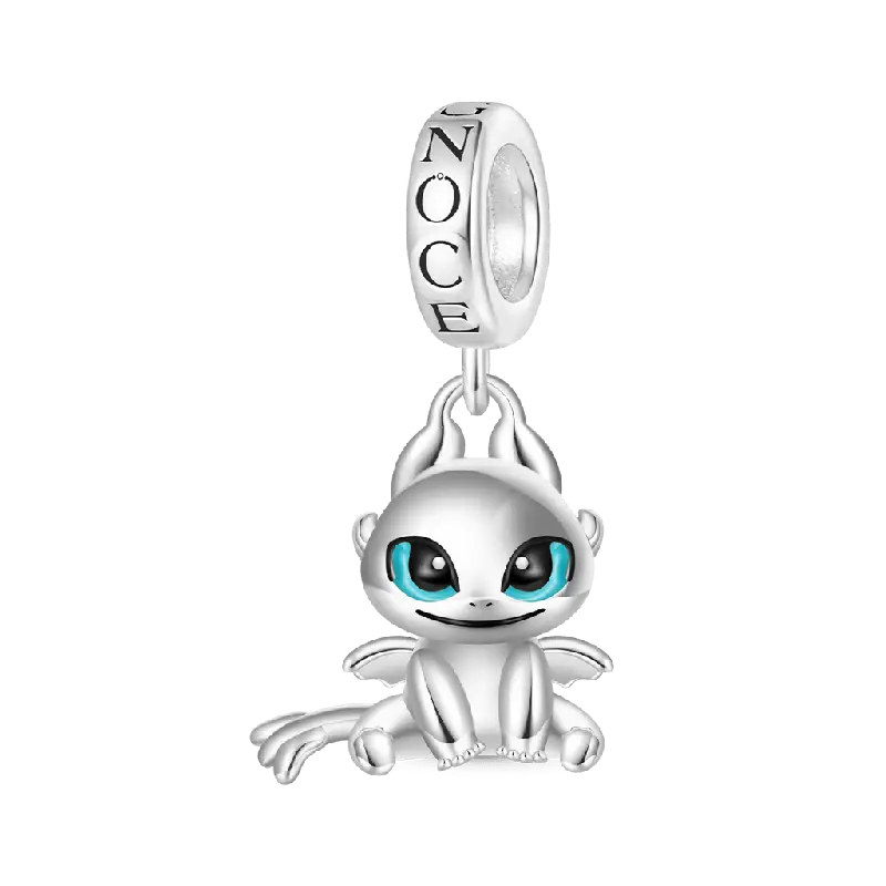 Gnoce How to Train Your Dragon Light Fury Pendant Dangle Charm
