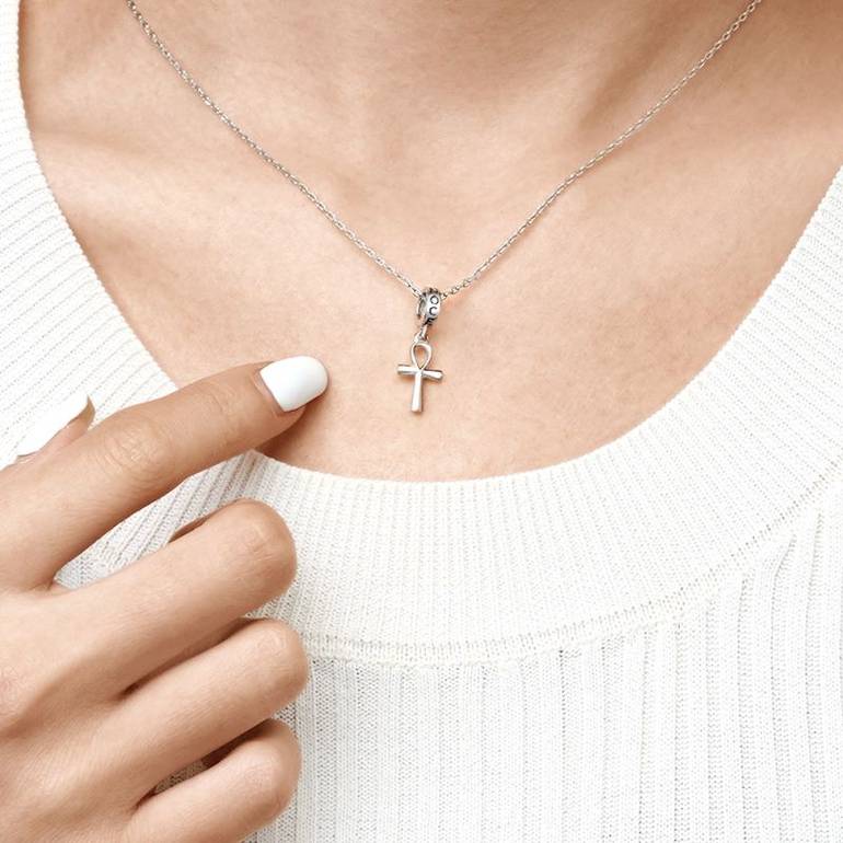 Gnoce Egyptian Ankh Cross Pendant Dangle Charm