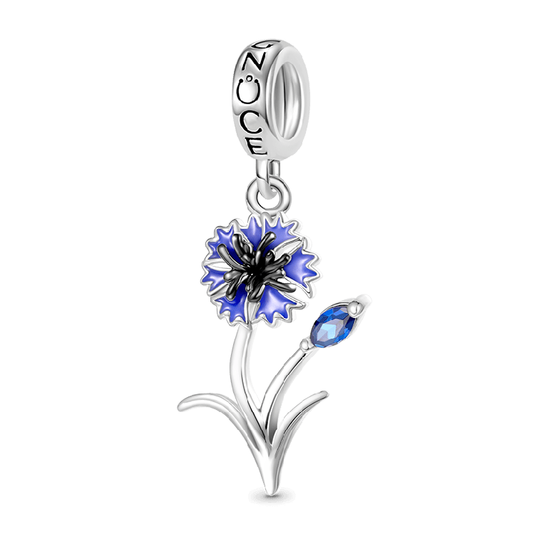 Gnoce Cornflower Pendant Dangle Charm