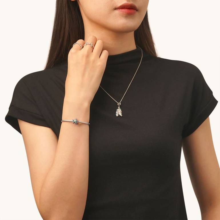 Gnoce Summer Ocean Glow-in-the-Dark Starfish Charm