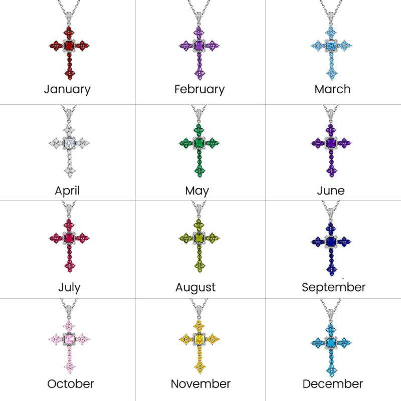Gnoce Elegant Vintage Cross Pendant Necklaces