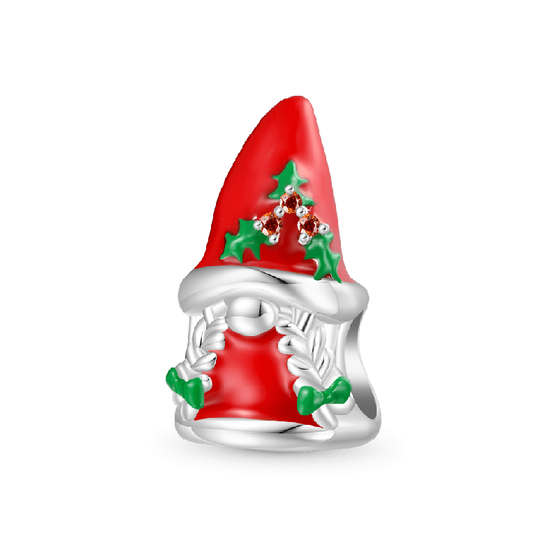Gnoce Christmas Gnome Girl Charm