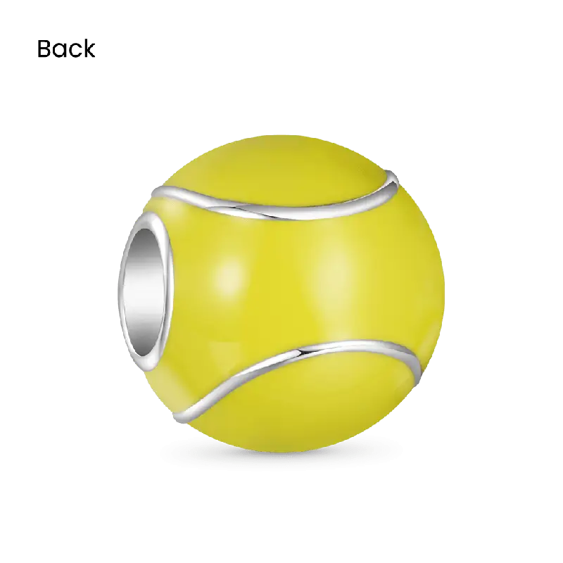 Gnoce Green Tennis Ball Sports Charm