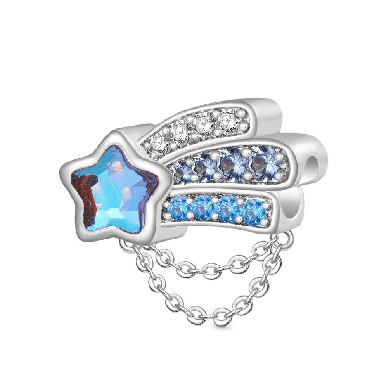 Gnoce Aqua Blue Starfish Charm