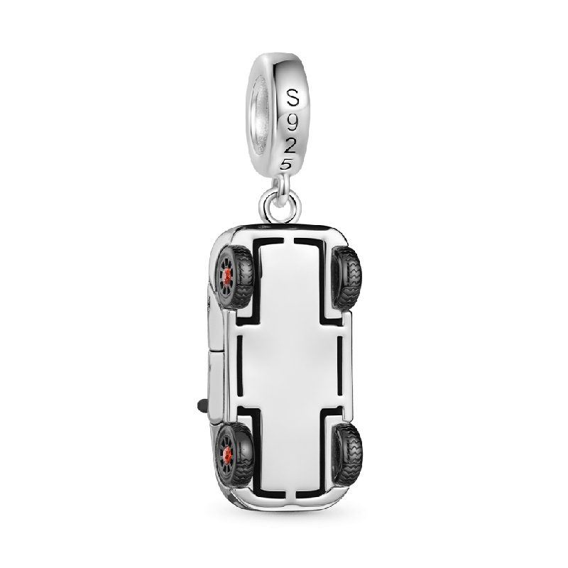 Gnoce Racing Car Pendant Dangle Charm