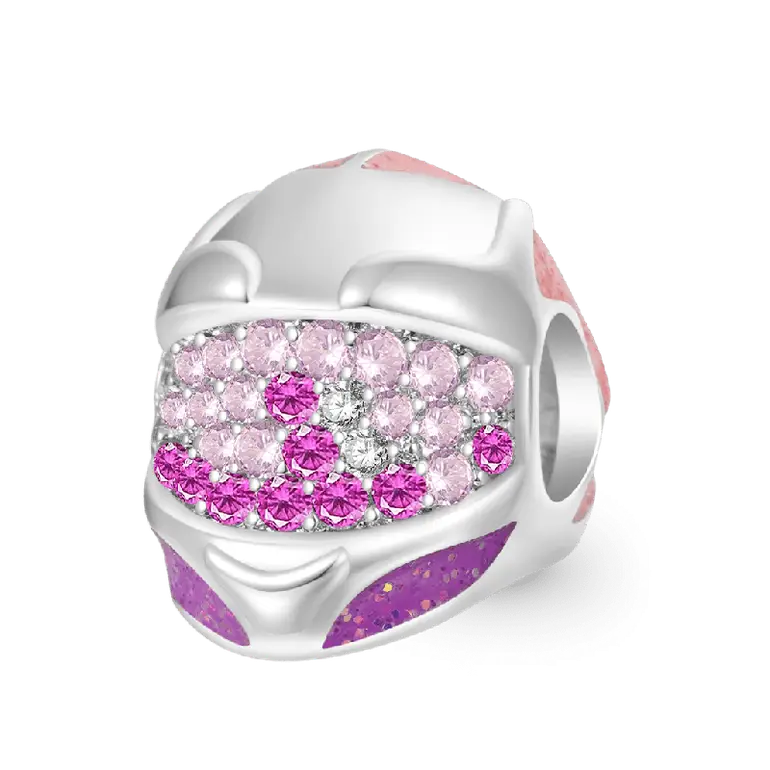 Gnoce Pink Motorcycle Helmet Charm