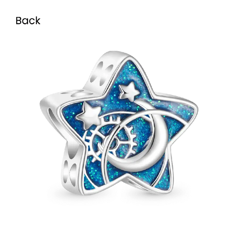 Gnoce Mechanical Star Charm