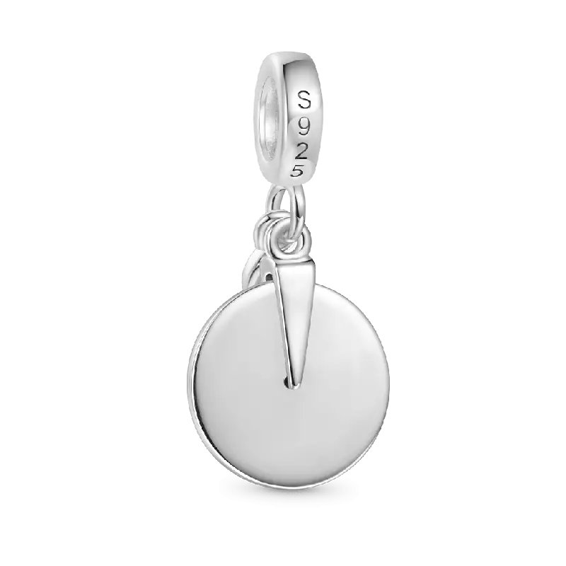 Gnoce Vintage Vinyl Disc Music Pendant Dangle Charm