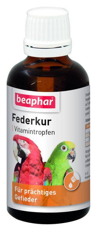 بيفار فيتامين لعلاج مشاكل ريش الطيور 50 مل