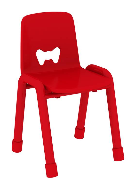 كرسي الروضات 35سم - أحمر