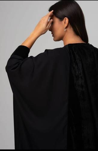  Japanese Silk abaya With Velvet