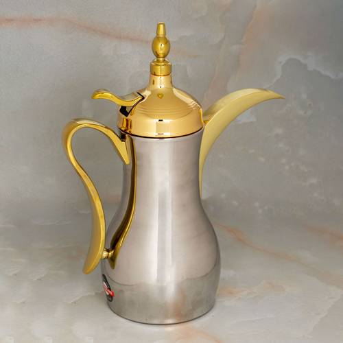 ترمس على شكل دله ذهبي مع فضي اكسترا - 0.5L