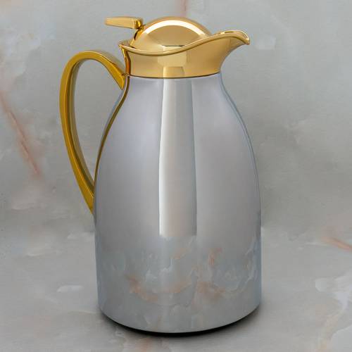 ترمس فضي مع ذهبي اكسنرا- 1.0L