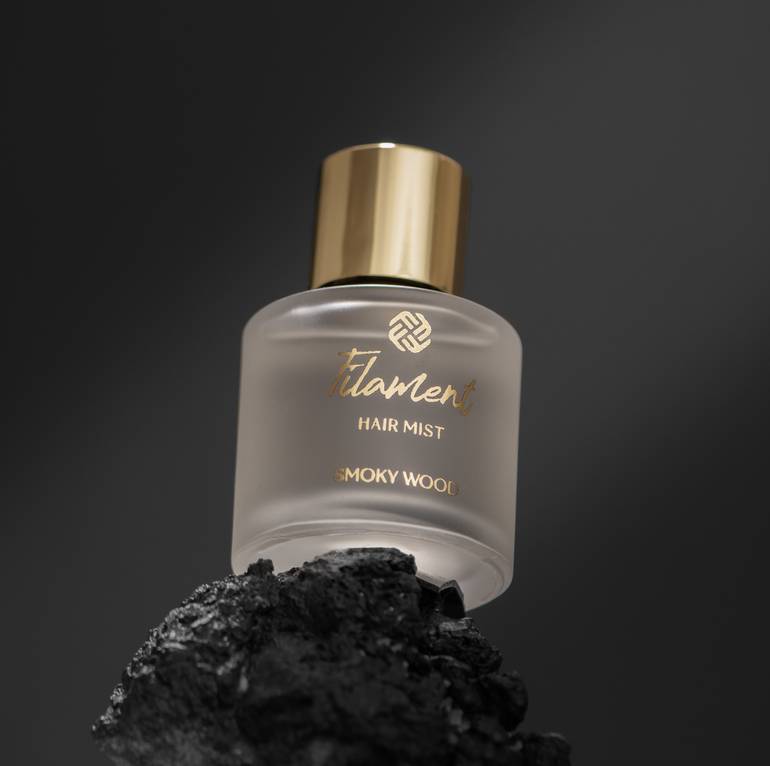 smoky wood hair mist