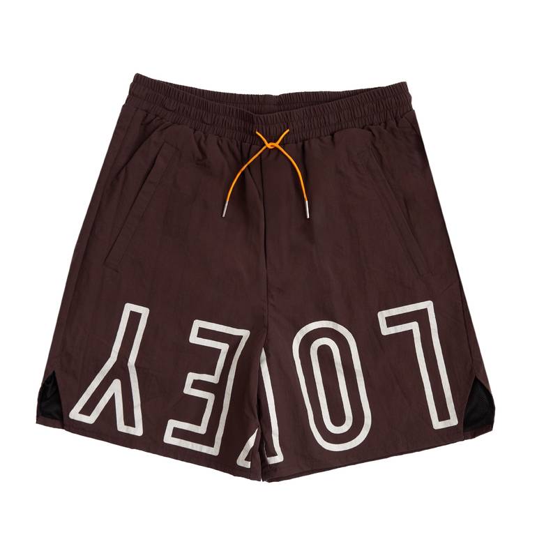 LOKEY SIGNATURE SHORTS, DARK BROWN 