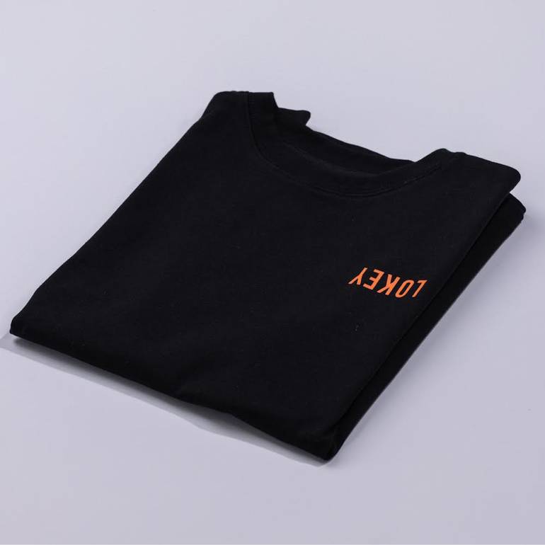 LOKEY FAMILY, KIDS BLACK TEE