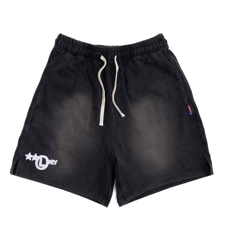 STARS SHORTS, AGED BLACK 