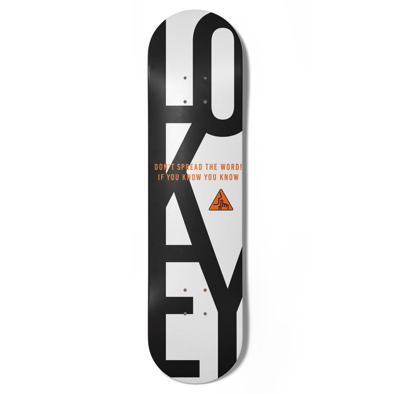 LOKEY SKATEBOARD WHITE 