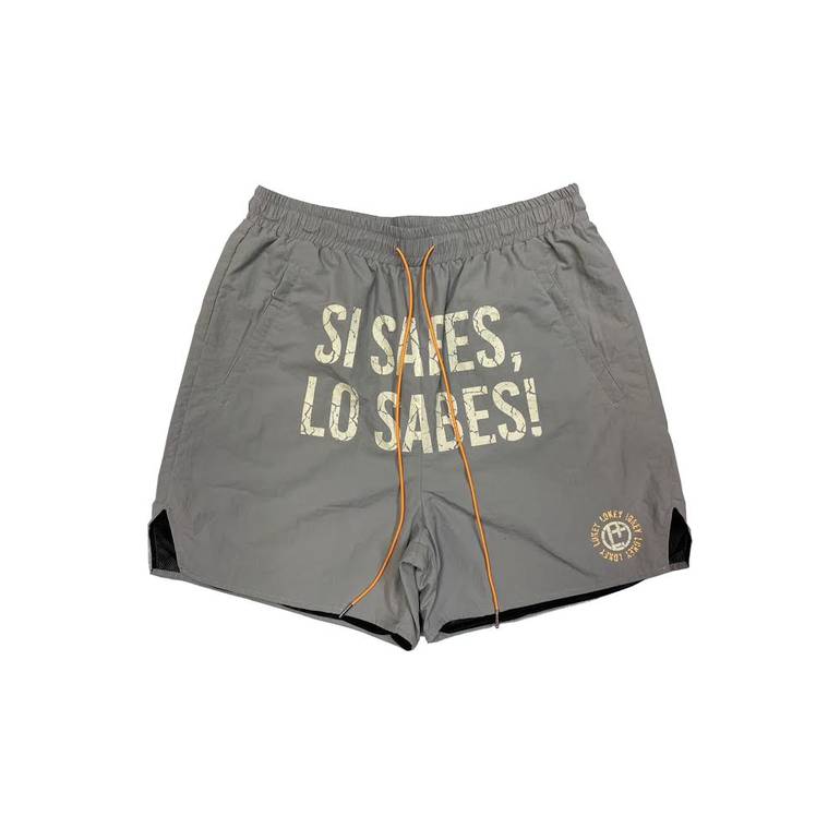 SI SABES, GRAY SHORTS