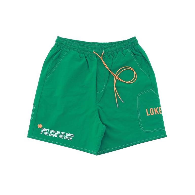 DARK GREEN SUMMER SHORTS