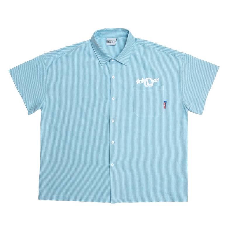 STRIPE SHIRT, LIGHT BLUE