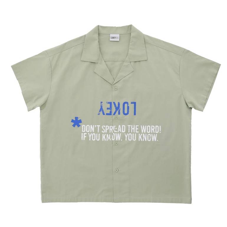 IYKYK SHIRT, PALE GREEN 