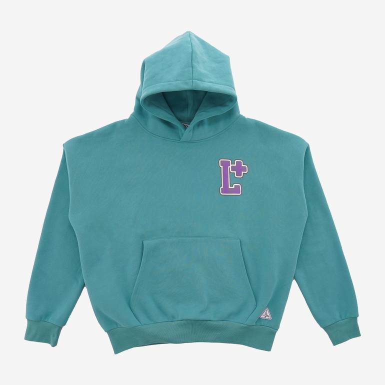L+ TURQUOISE HOODIE 