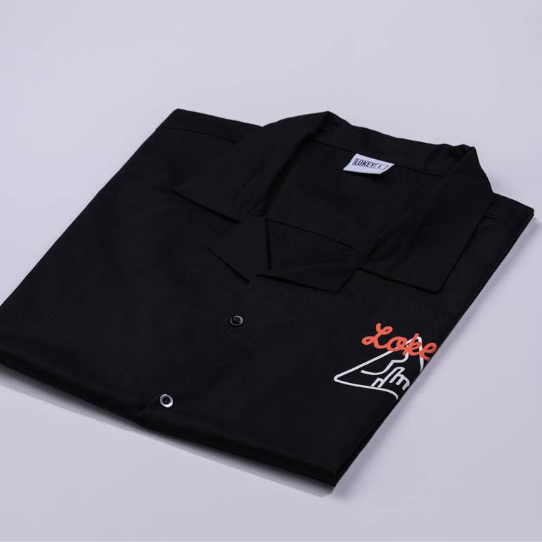 LOKEY SHIRT, BLACK 