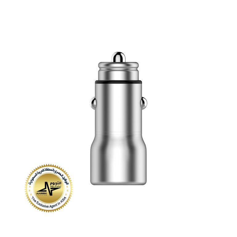 شاحن سيارة منفذين(USB) 30-وات