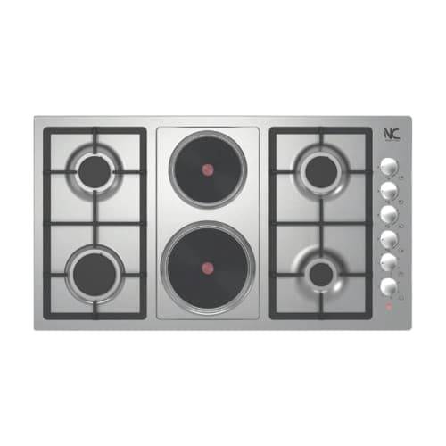 سطح 4 غاز + 2 كهرباء بلت ان سي 90 سم NC FQ90V42AED