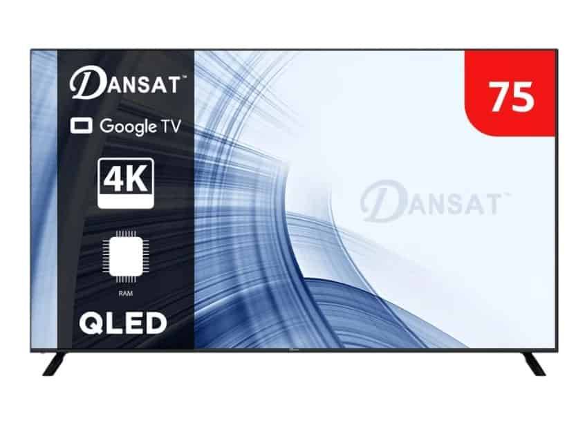 شاشة دانسات 75 كيوليد جوجل 120 هرتز DTD75QLED 